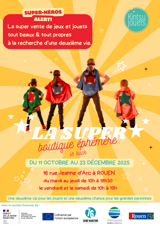 affiche boutique éphémère 2025